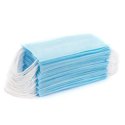 Disposable non woven 3 ply surgical mask with earloop CE certified