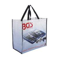 High quality glossy laminated printed pp shopping promotional woven bag