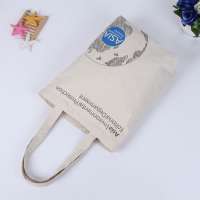 Custom printed tote shopping bag cheap organic cotton bags with logo