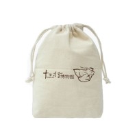 Custom made luxury cotton drawstring dust bags for handbag