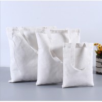 Eco Wholesale Custom Printed Standard Size Shopping Packaging Blank Cotton Canvas Tote Bag