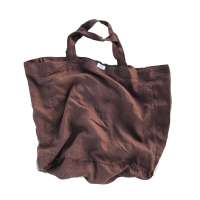 customised Eco friendly sustainable Blank 100% linen Tote shopping Bag with wide handle